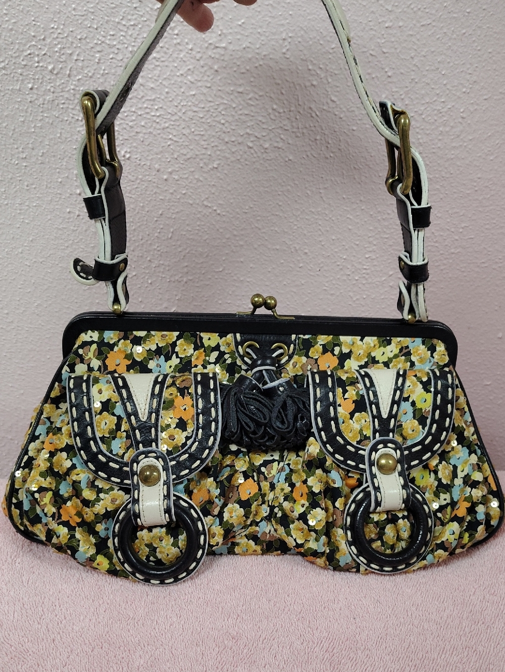 Fiore Floral Click Top Bag